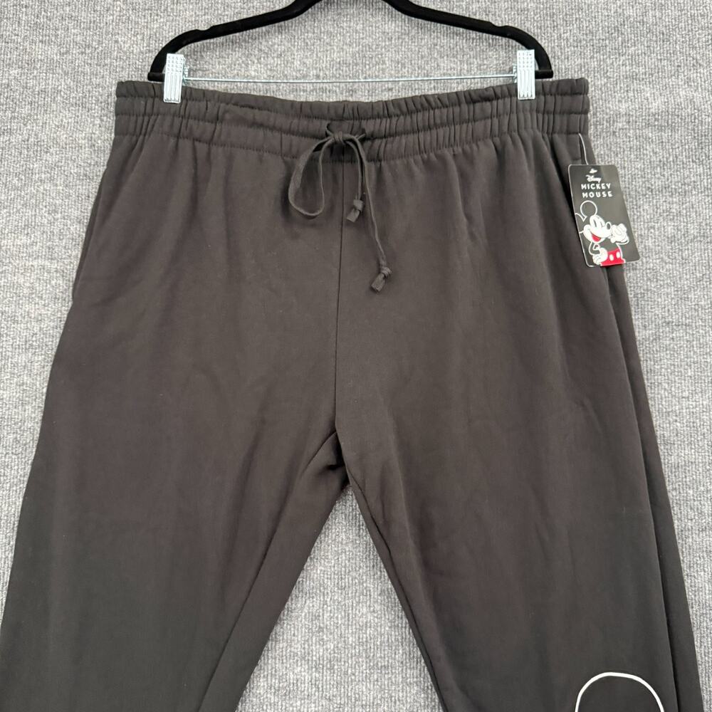 Disney Mickey Mouse Sweatpants Womens 3X Black Halloween Jerry Leigh Jogger NWT - Picture 2 of 11